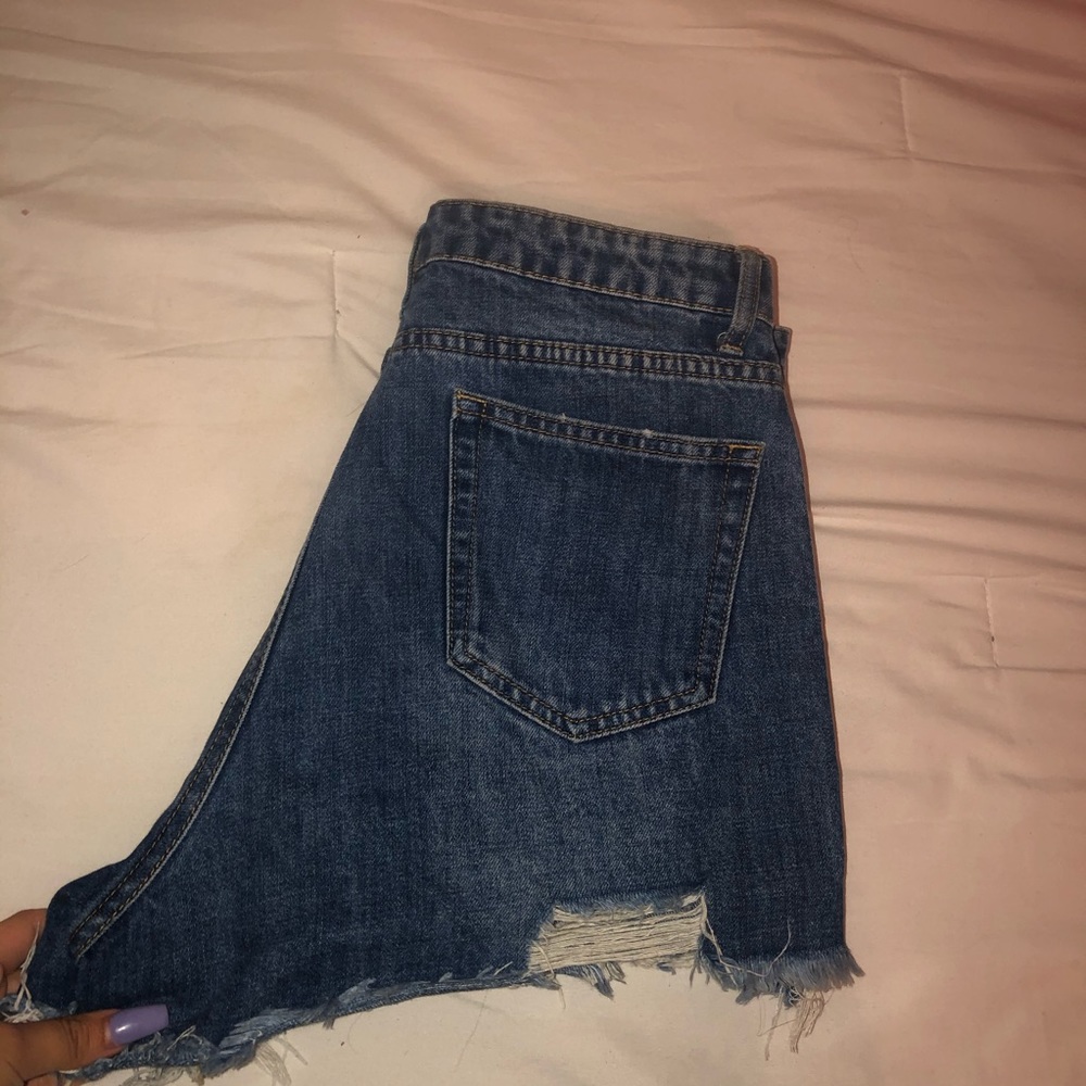 Denim shorts